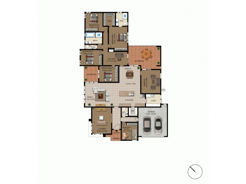 21 Rawson Street, Deakin ACT 2600 Floorplan