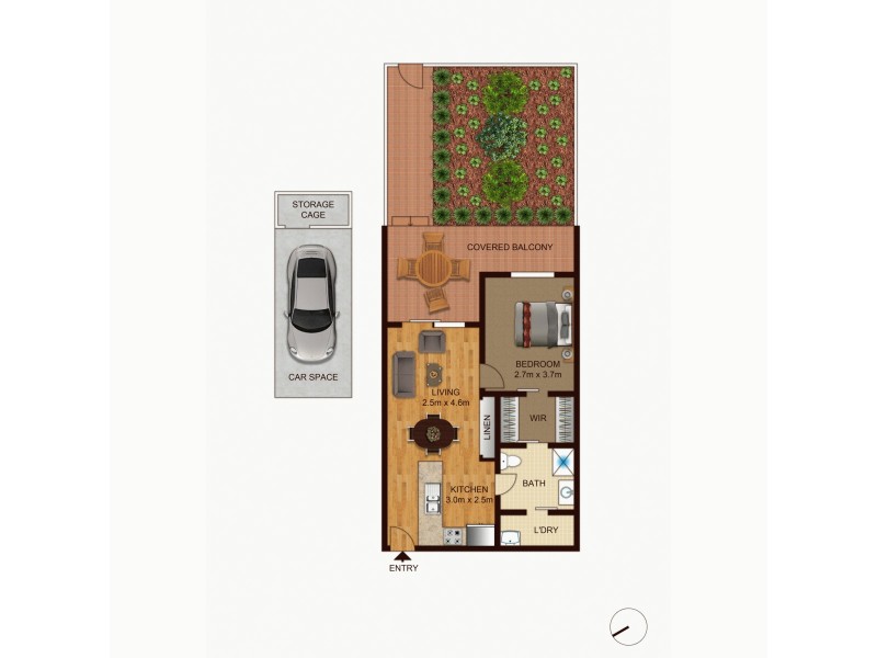4/13 Majura Avenue, Dickson ACT 2602 Floorplan
