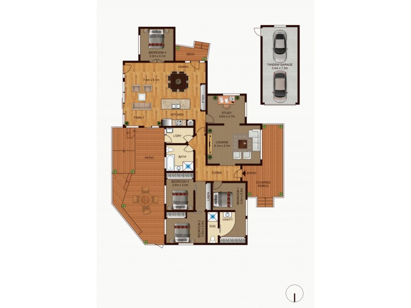 22 Laseron Place, Mawson ACT 2607 Floorplan