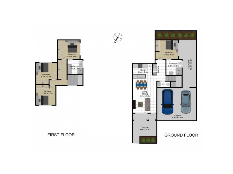1/18 Thring Street, Chapman ACT 2611 Floorplan