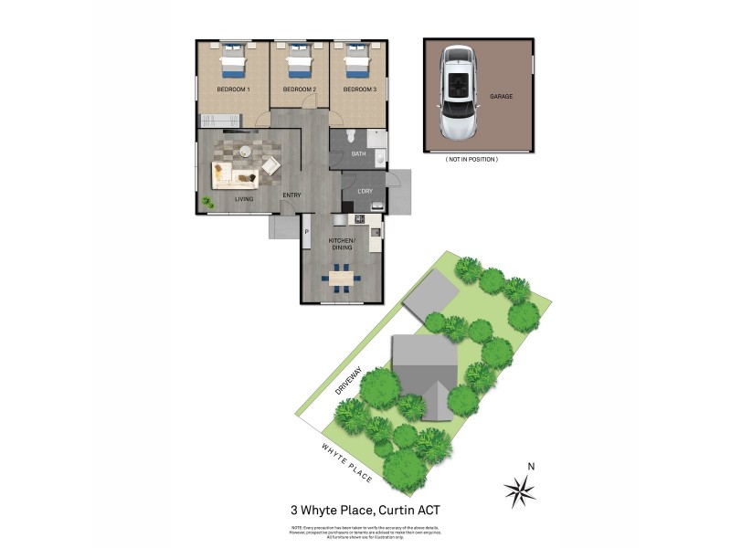 3 Whyte Place, Curtin ACT 2605 Floorplan
