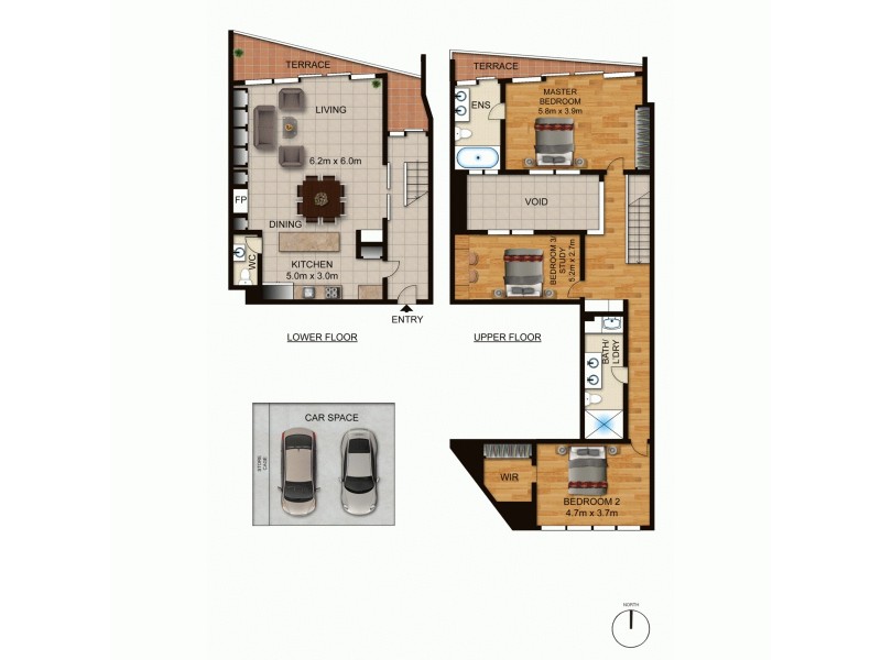 1519/25 Edinburgh Avenue, Acton ACT 2601 Floorplan