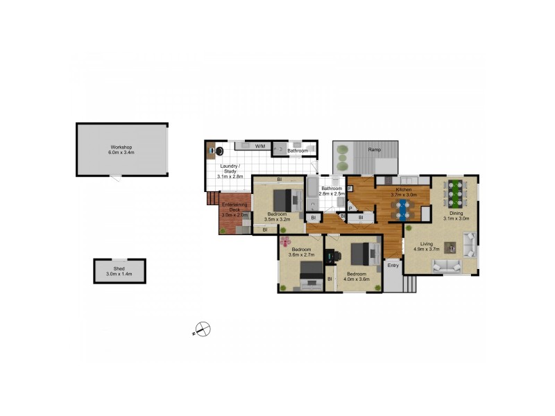 81 Buxton Street, Deakin ACT 2600 Floorplan