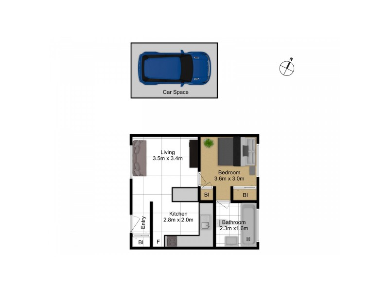 13/47 Hampton Circuit, Yarralumla ACT 2600 Floorplan