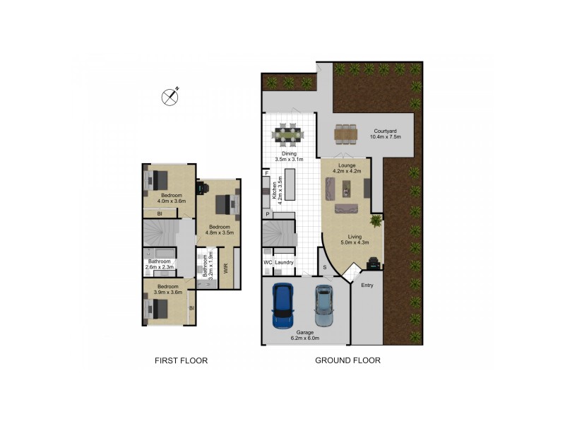 8/63 Newdegate Street, Deakin ACT 2600 Floorplan