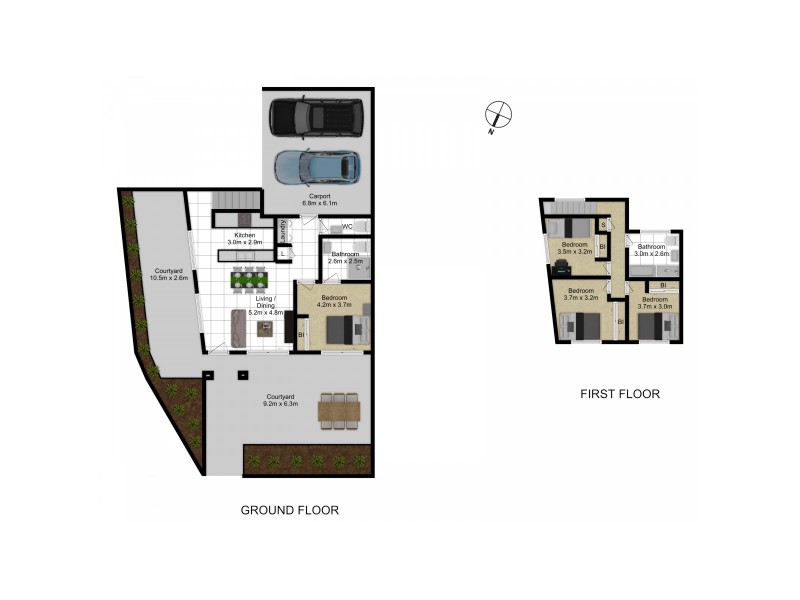 3/18 Thring Street, Chapman ACT 2611 Floorplan
