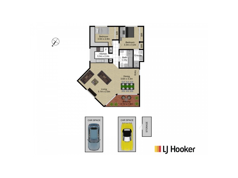 23/34 Gosse Street, Kingston ACT 2604 Floorplan