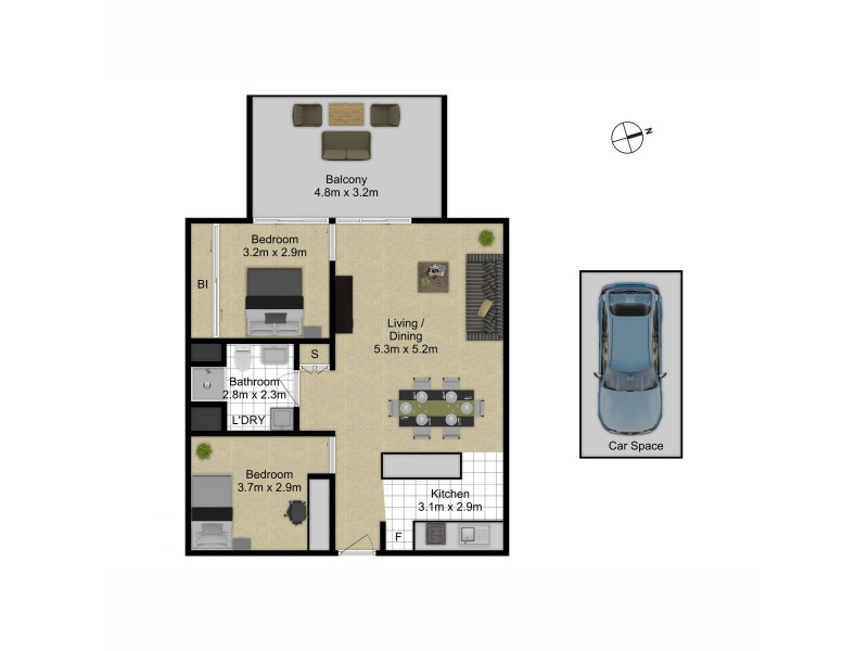 310/22 Lonsdale Street, Braddon ACT 2612 Floorplan