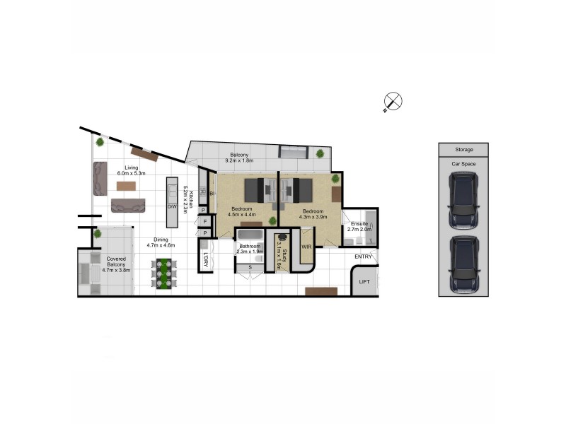 14/15 Empire Circuit, Forrest ACT 2603 Floorplan