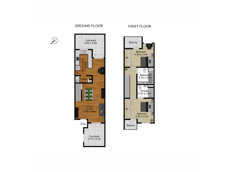 13/72 Canberra Avenue, Griffith ACT 2603 Floorplan