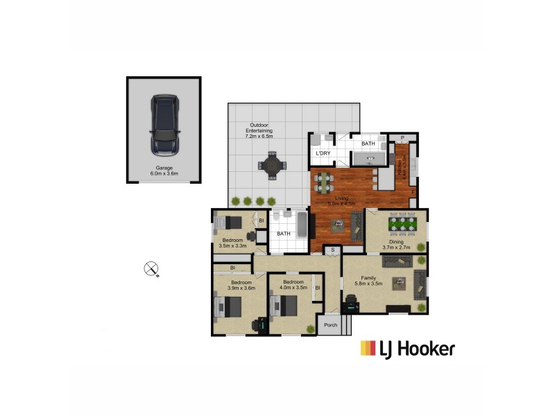 43 Green Street, Narrabundah ACT 2604 Floorplan