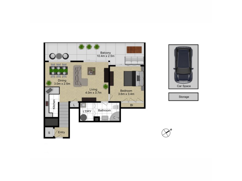 32/43 Blackall Street, Barton ACT 2600 Floorplan