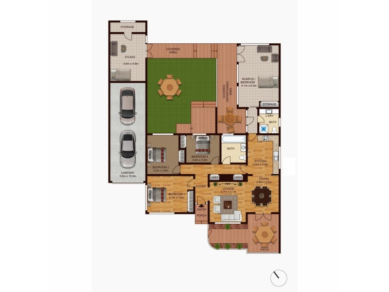 107 La Perouse Street, Narrabundah ACT 2604 Floorplan