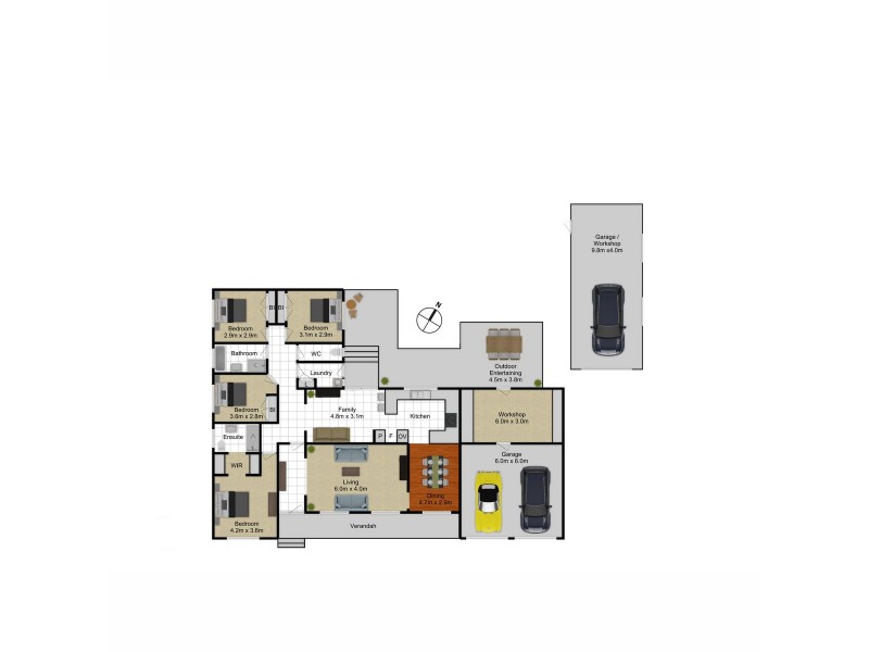 1 Fielder Place, Florey ACT 2615 Floorplan