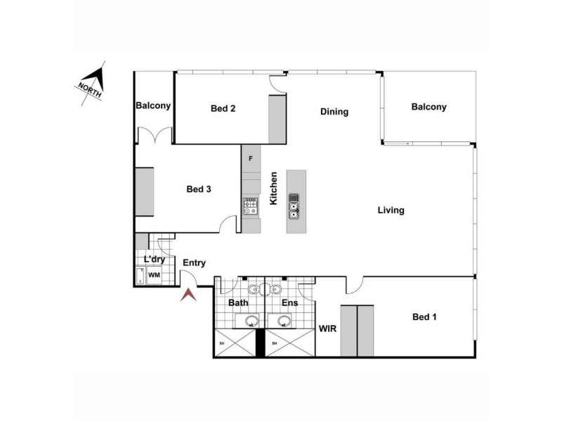 12/29 Eastlake Parade, Kingston ACT 2604 Floorplan