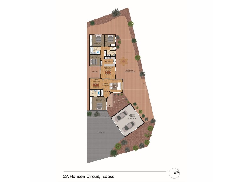 2A Hansen Circuit, Isaacs ACT 2607 Floorplan