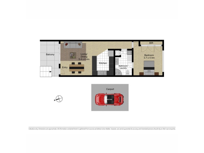 29/12 Albermarle Place, Phillip ACT 2606 Floorplan