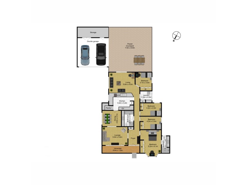 39 Esperance Street, Red Hill ACT 2603 Floorplan