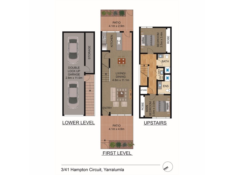 3/41 Hampton Circuit, Yarralumla ACT 2600 Floorplan