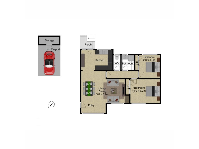 12/86 Anzac Parade, Campbell ACT 2612 Floorplan