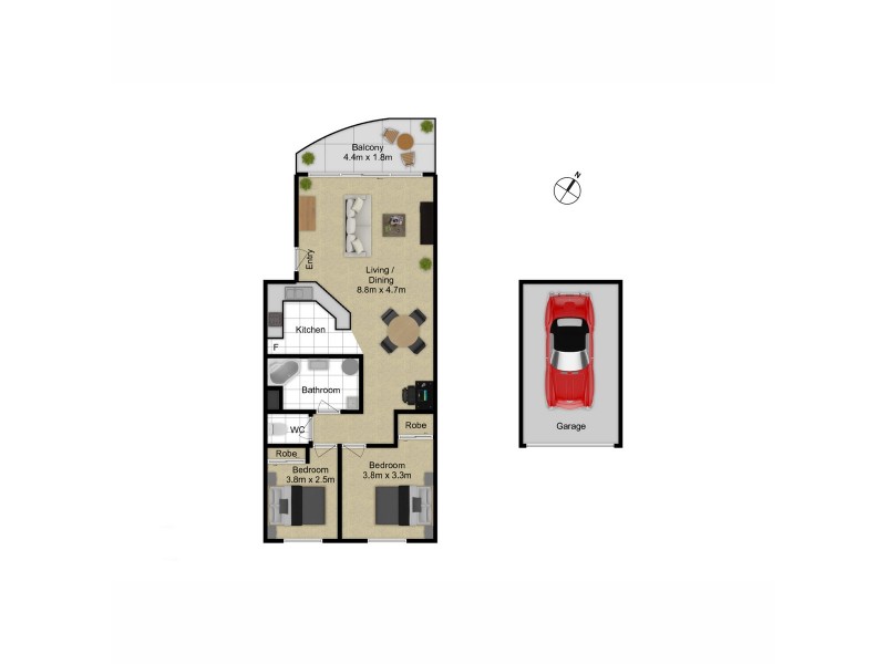 20/15 Howitt Street, Kingston ACT 2604 Floorplan