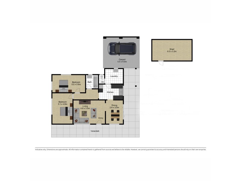 42 Nimbin Street, Narrabundah ACT 2604 Floorplan