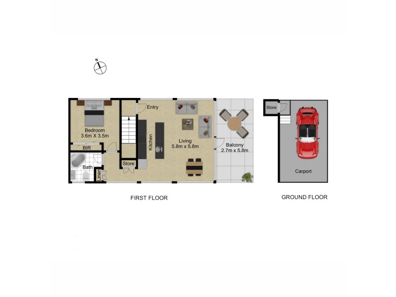 20/42 McKay Lane, Turner ACT 2612 Floorplan