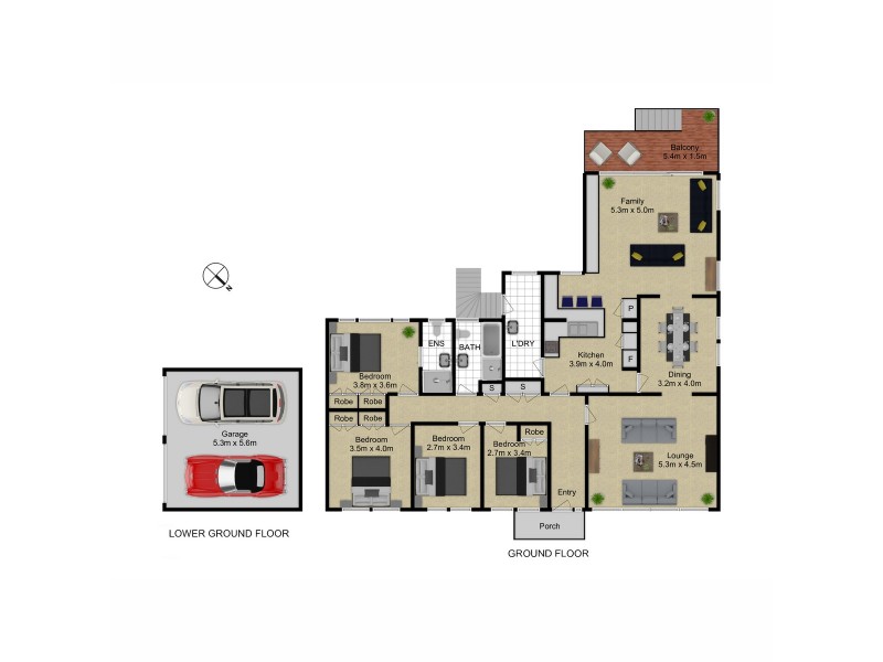 17 Flanagan Street, Garran ACT 2605 Floorplan