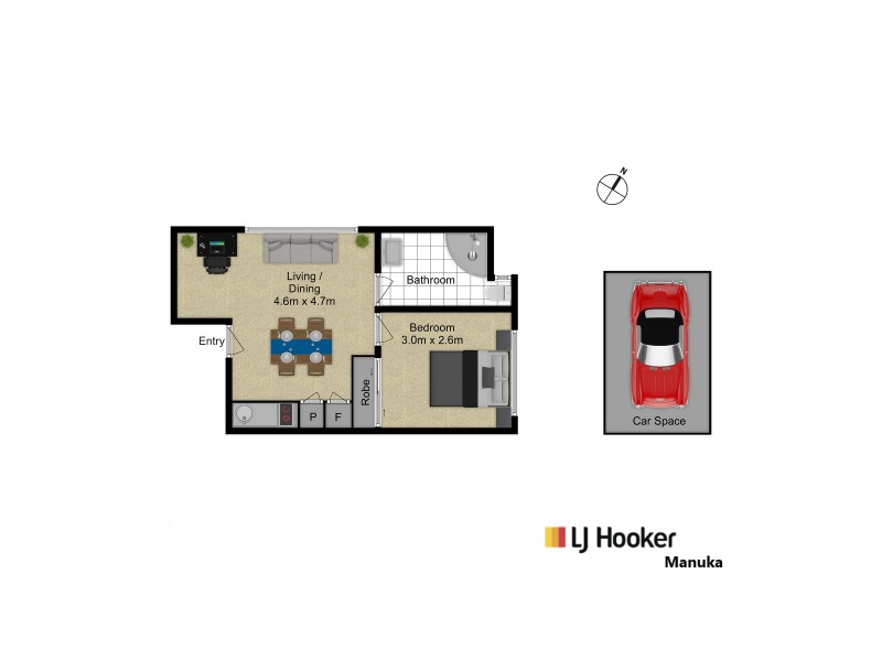 4/150 Monaro Crescent, Red Hill ACT 2603 Floorplan