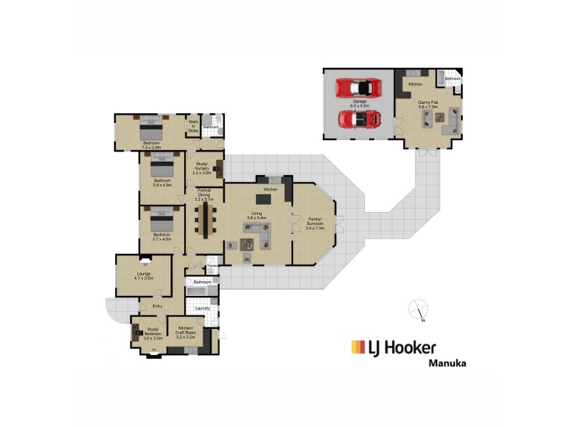 2 Lockyer Street, Griffith ACT 2603 Floorplan