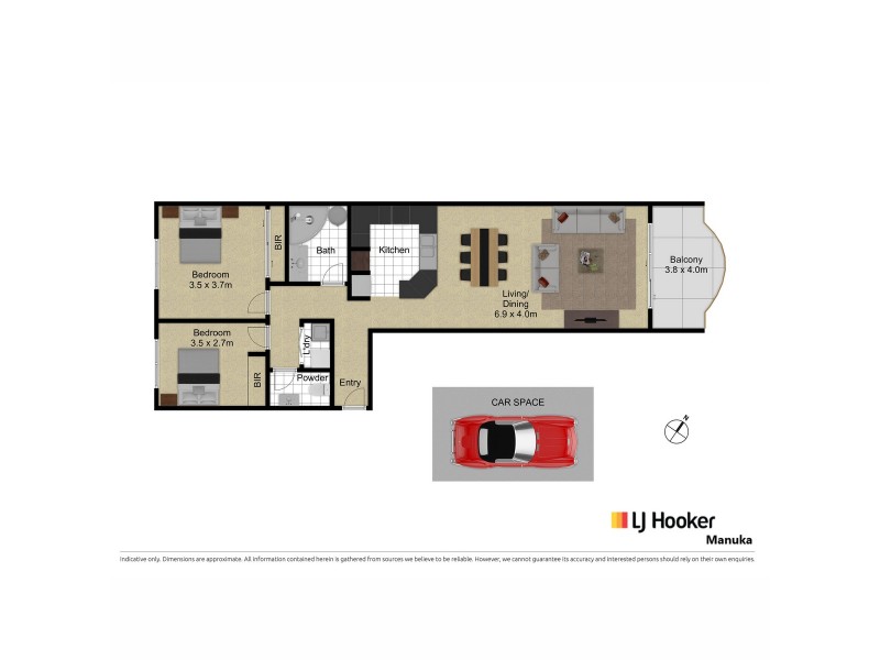 8/41 Leahy Close, Narrabundah ACT 2604 Floorplan