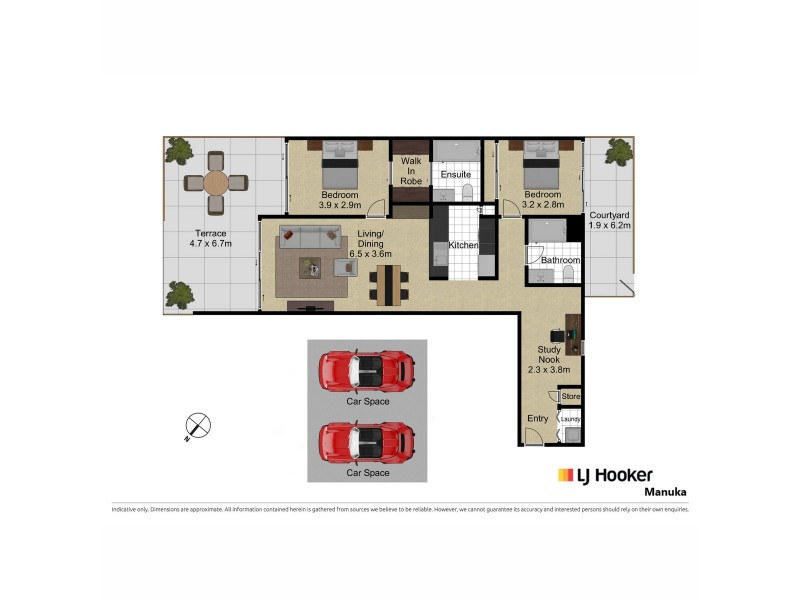 15/16 New South Wales Crescent, Forrest ACT 2603 Floorplan