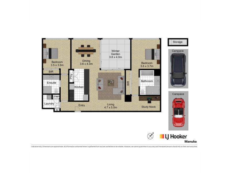 8/11 Sydney Avenue, Barton ACT 2600 Floorplan
