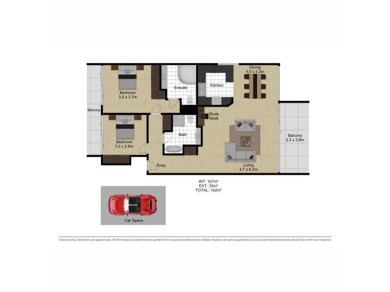 G6/2 Currie Crescent, Griffith ACT 2603 Floorplan