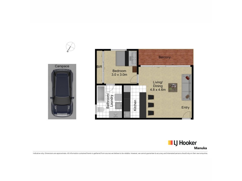 25/5 Hyndes Crescent, Holder ACT 2611 Floorplan