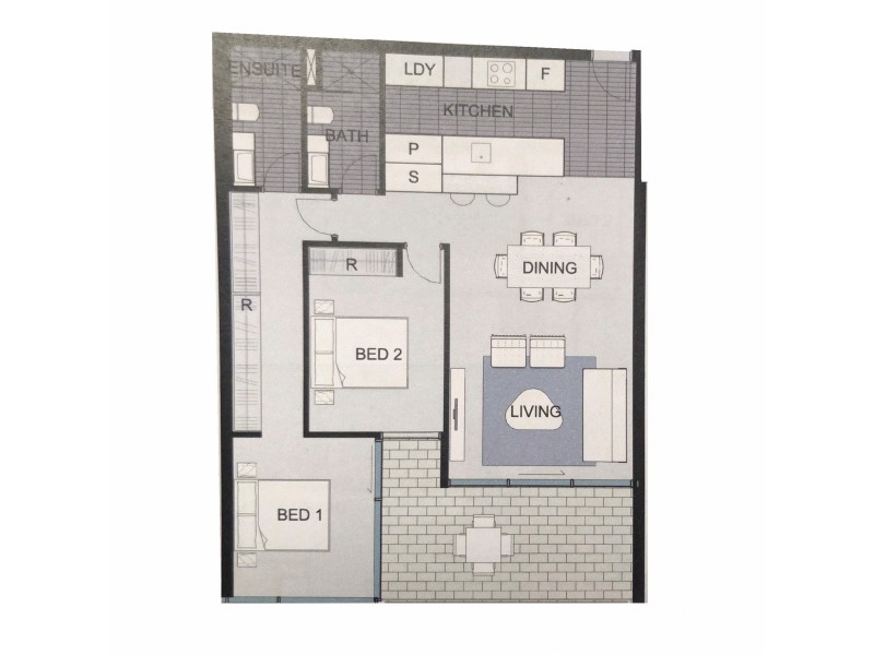 73/45 West Row, City ACT 2601 Floorplan
