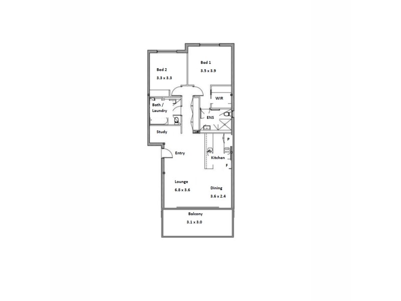 161/54 Eyre Street, Kingston ACT 2604 Floorplan