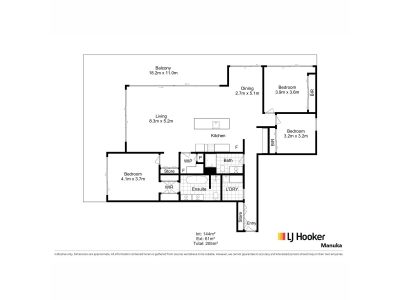 422/2 Anzac Park, Campbell ACT 2612 Floorplan