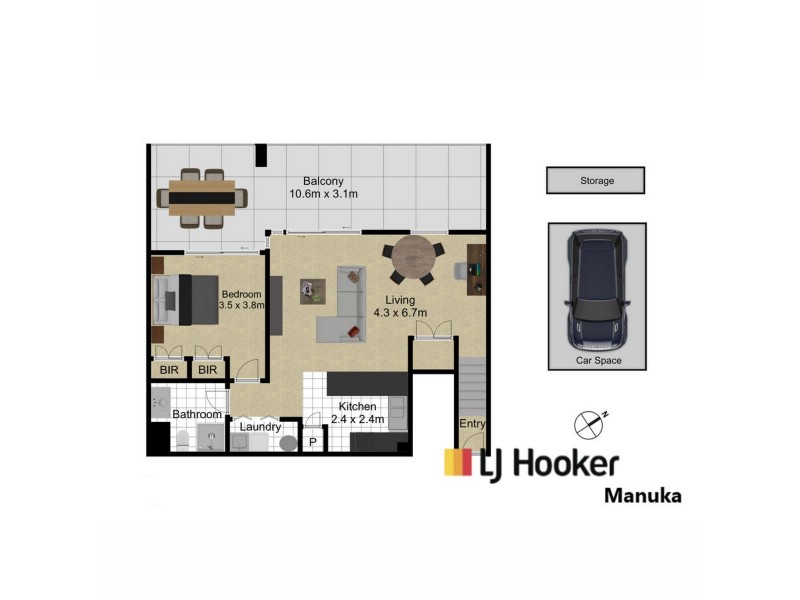 42/45 Blackall Street, Barton ACT 2600 Floorplan