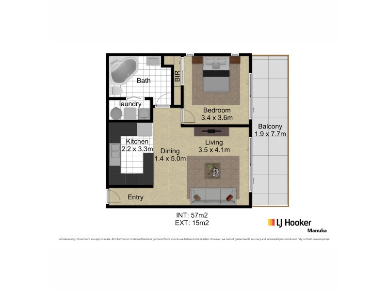 4/17 Oxley Street, Griffith ACT 2603 Floorplan