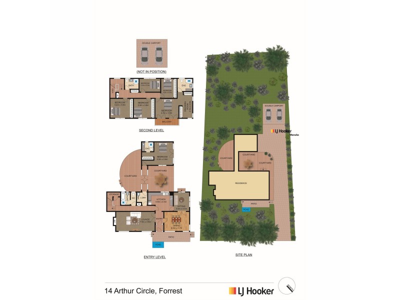14 Arthur Circle, Forrest ACT 2603 Floorplan