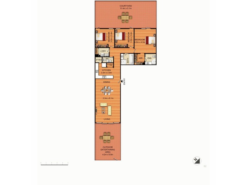 9/34 Canberra Avenue, Forrest ACT 2603 Floorplan