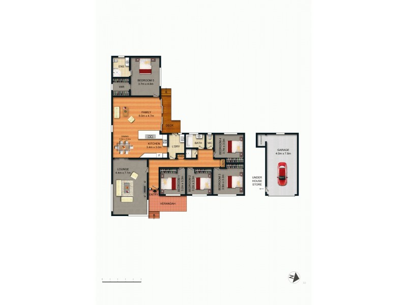 196 Monaro Crescent, Red Hill ACT 2603 Floorplan