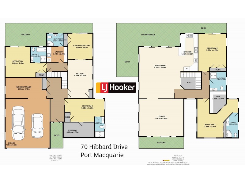 70 Hibbard Drive, Port Macquarie NSW 2444 Floorplan
