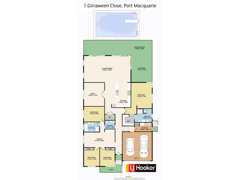 7 Girraween Close, Port Macquarie NSW 2444 Floorplan