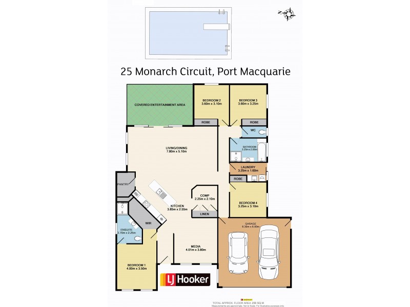 25 Monarch Circuit, Port Macquarie NSW 2444 Floorplan
