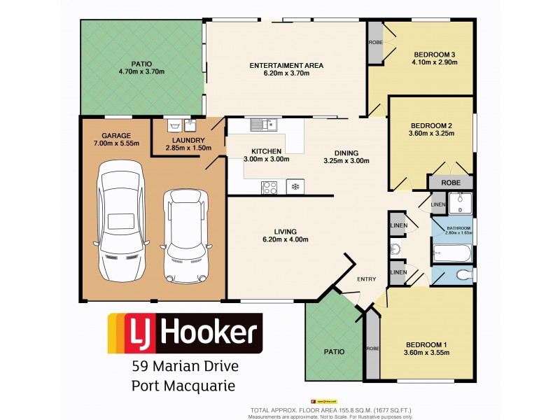 59 Marian Drive, Port Macquarie NSW 2444 Floorplan