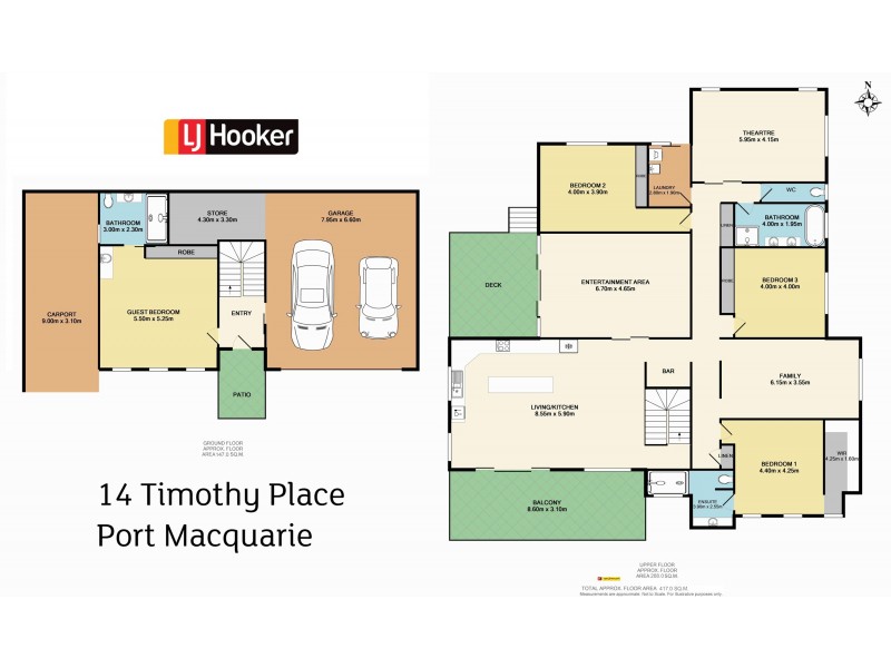 14 Timothy Place, Port Macquarie NSW 2444 Floorplan