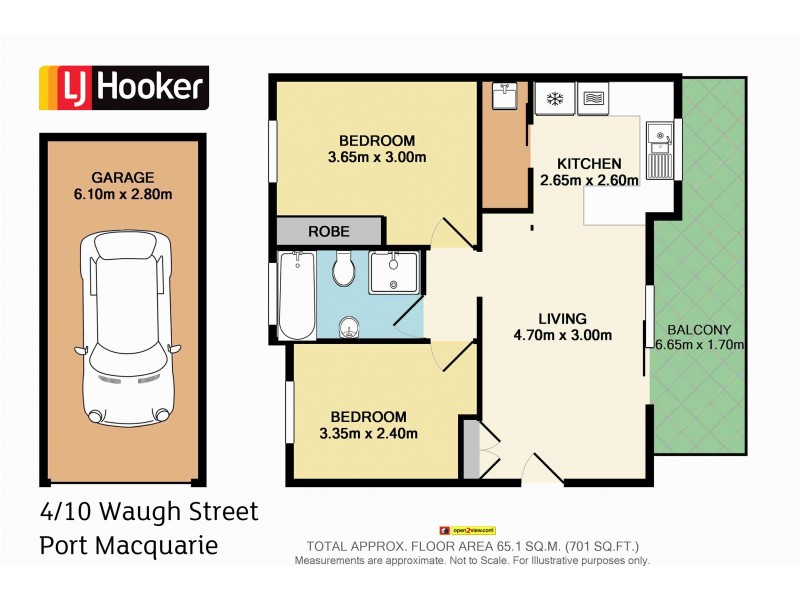 4/10 Waugh Street, Port Macquarie NSW 2444 Floorplan