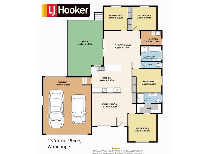 13 Yarrat Place, Wauchope NSW 2446 Floorplan